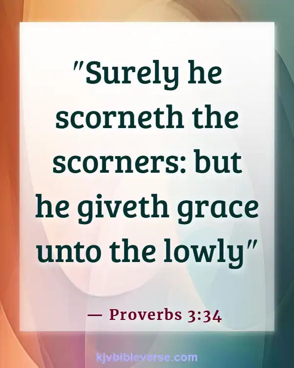Bible Verses About Mocking Others (Proverbs 3:34)