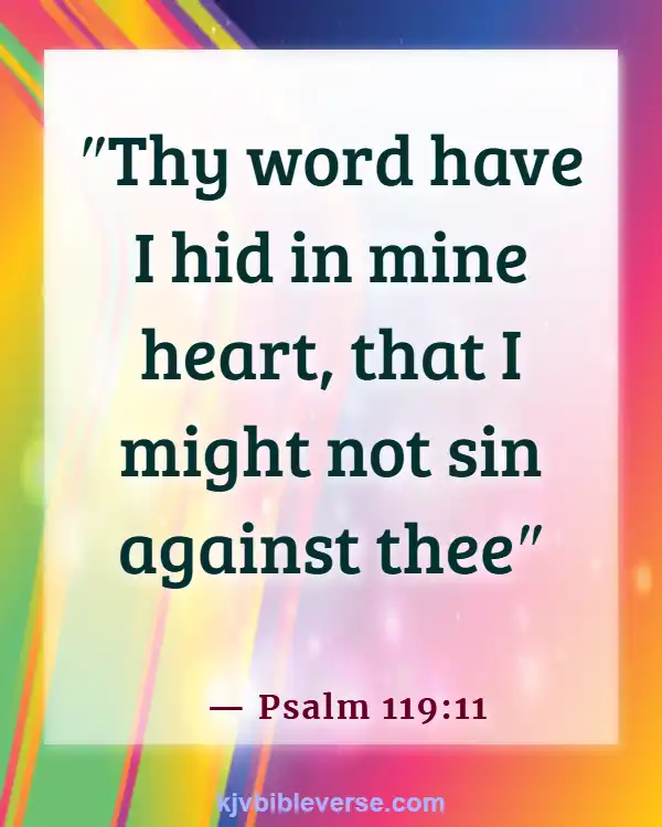 Bible Verses About The Heart Being Desperately Wicked (Psalm 119:11)
