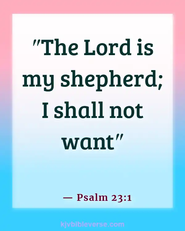 Bible Verse About Saving Lost Souls (Psalm 23:1)