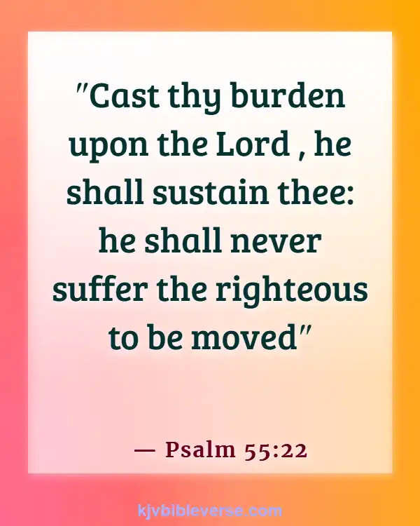Bible Verse About Father Providing For Family (Psalm 55:22)