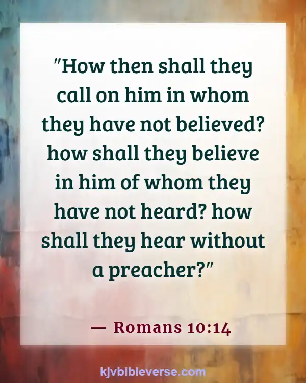 Bible Verse About Saving Lost Souls (Romans 10:14)