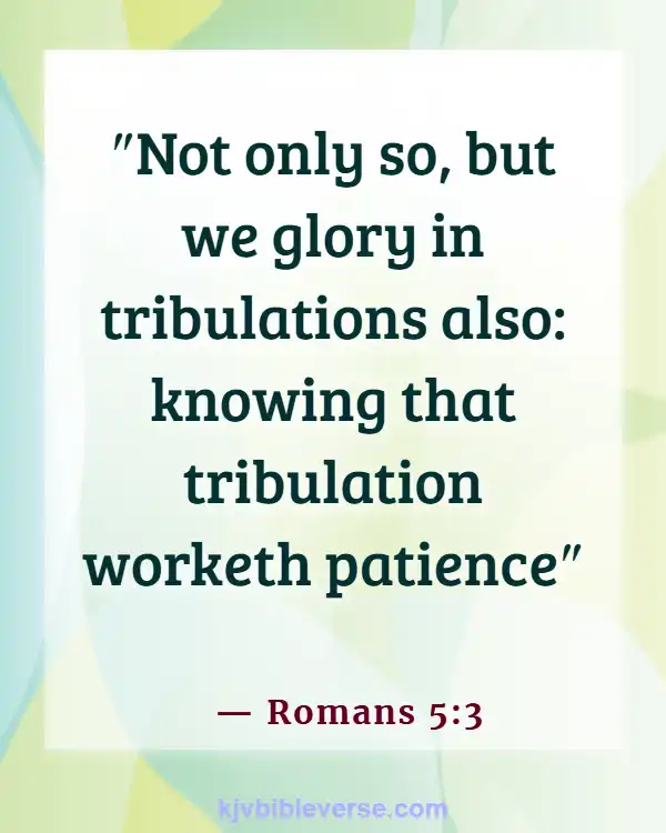 Bible Verses About Running The Race With Perseverance (Romans 5:3)