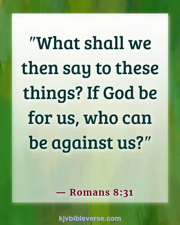Bible Verses For Protection At Work (Romans 8:31)