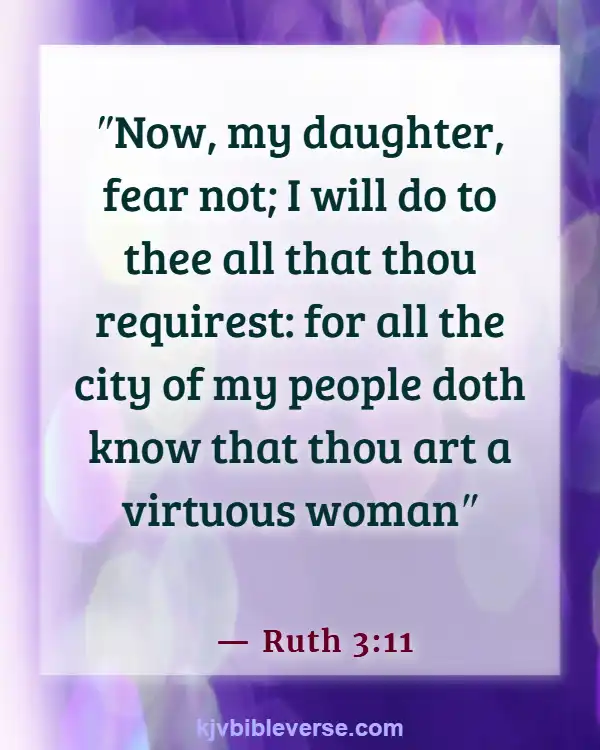 Bible Verses About Hurting A Woman (Ruth 3:11)
